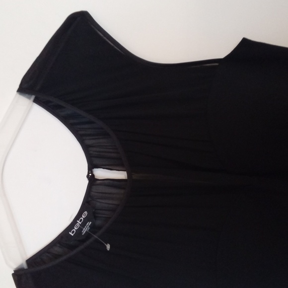 Bebe Sleeveless Corset Top with Shirred Bodice - Picture 3 of 13